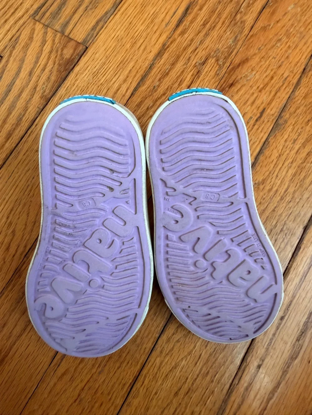 Native Jefferson Kids Purple Slip-On Shoes Size C8 Toddle